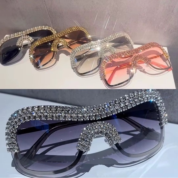 Rhinestone Embellished Sunglasses main image 11